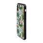 Leaf Rubber Phone Case,Vintage Retro 60s Seem Banana Palm Tree Leaves Flowers Hibiscus Decorative Compatible with iPhone XR