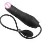 Silicone a?us Plúg Inflatable Dillido But.t Pùgs Stretcher Pump Massager Sxx Toy for Women Men