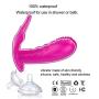 ZCXZY Wireless Remote Control Shell Safety Silicone Toy Belt Harness, Purple Venus Butterfly Vibration Invisible Wearable ZCXZY