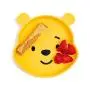 Bumkins Disney Silicone Grip Dish, Suction Plate, Divided Plate, Baby Toddler Plate, BPA Free, Microwave Dishwasher Safe - Winnie The Pooh