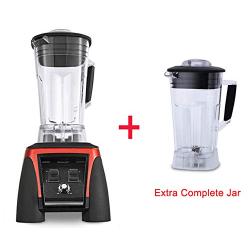 Super Heavy Duty Commercial Professional Power Blender Juicer Food Processor Mixer 3Hp 45000Rpm 2200W 2L Jar,Red Extra Jar,Au Plug