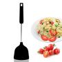 Jdeepued Silicone kitchenware 6 Piece Silicone Kitchen Utensil Set Black Silicone Kitchen Utensils Set Kitchen Tools and Gadgets Black Silicone Kitchen Utensils (Color : Black, Size : 6 Piece Set)