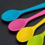 HOT - Spoons - Home Use Mini Silicone Soup Spoon Colorful Heat Resistant Spoons Kitchenware Cooking Tools Utensil Color Random - by Garlic - 1 PCs