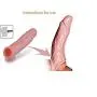 Privacy Packaging. Silicone penile Condom Expander expands Male Chastity Toys Lengthen Cock Sleeves 353