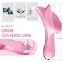 10 Vibration Modes USB Charged Tongue Lick 10 Mode Toy Female T-Controlled Stimulator