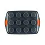 Rachael Ray 54075 Yum-o 12-cup Muffin Pan, Orange Grips