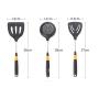 7-Piece Kitchen Utensil Set Silicone Non stick Cooking Utensils for Kitchen Tools Kitchenware Stainless Steel Handle Spatula Set