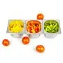 4" Deep Steam Table Pan 1/6 Size, Kitma 1.8 Quart Stainless Steel Anti-Jam Standard Weight Hotel GN Food Pans - NSF (6.93&quotL x 6.25&quotW) - 12 Pack