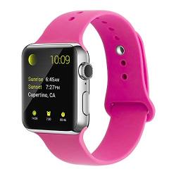 YUNSHU Compatible iWatch Band Replacement iWatch Band 38mm 40mm 42mm 44mm for Women and Man Soft Sports Band Strap Silicone Series 5 Series 4 Series 3 Series 2 Series 1 S/M M/L-Pack