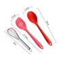 Color silicone kitchenware Non-stick silicone kitchenware set Environmentally friendly heat-resistant non-stick cooking shovel spoon tool set of 10