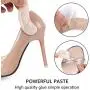 Urwalks Ball of Foot Cushions for High Heels, Non-Slip Comfortable Forefoot Pads Metatarsal Pads All Day Pain Relief, Toe Cushions for Forefoot - 2 Pairs (Black)