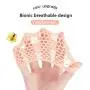 Ball of Foot Cushions Metatarsal Pads Silicone Forefeet Pad for Anti-rubbing and Pain Relief from Long-time Standing Elastic One Size for Men Women (1pcs incl. 5 white and 5 yellow pairs)
