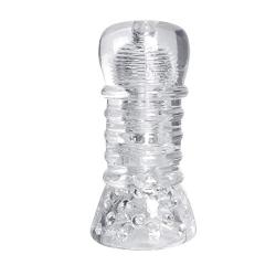 Fifth Stage P-éNiS Trainer Stǐmulator Transparent Silicone Male M-ásturbátor Cup Artificial Vaginálne Real Pocket Virgin Pússy Toy Man