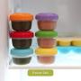 Leakproof Baby Food Storage | 12 Container Set | Premium BPA Free Small Plastic Containers with Lids Lock in Freshness, Nutrients & Flavor - Freezer & Dishwasher Safe 4oz Snack Containers for Kids