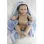 Reborn Baby Dolls Silicone Full Body boy 22 inch Toddlers Realistic Eyes Open Girls Newborn Kids Magnetic Toys (Daniel)