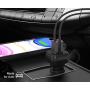 Maxboost Car Charger with SmartUSB Port 4.8A/24W [Black] Portable Charger for iPhone 11 Pro Max XS X 8 7 6s 6 Plus 5S SE, Galaxy S10 S9 S8 Edge, Note 10 9 8, LG G7 G8, HTC, Nexus, Pixel, iPad Pro