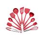 JunbosiKitchenware, Multi-Function Kitchen Utensils, Creative Set of 11 Sets of Stainless Steel Silicone Kitchenware, High Temperature Anti-Scalding,Gray
