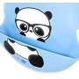 Waterproof Bibs for Toddlers - Silicone Baby Bib ? Easy to Clean Feeding Bib - Soft, Comfortable, and Adjustable - Fits Up to 6 Years Old (Blue Panda)