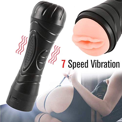 SHEEOPPS Men Deep Throat, V?brating Orál Cup, 100% Safe Silicone for Man Self Pleasure for Mens Enhancement Exercise Sucking Endless Pleasure, Adullt Toys for Men