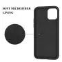 Soke iPhone 11 Case, iPhone 6.1 Inch Case 2019, Shockproof Soft Silicone Case Cover with Premium Microfiber Lining [Full-Body Protection + Precise Cutouts] for iPhone 11 6.1"，Black