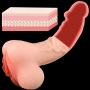 YQFCAF Adult T-Shirt Toys with Rods and Holes Lifesize TPE Pussyact Lifelike TPE Doll for Men Silicone Dolls Realistic Adult Toys Male Pressure Relax 100% Safe Material YQFCAF