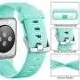 Haveda Sport Bands Compatible for Apple 4 Watch 40mm 44mm Series 4 Series 5, iWatch Bands 38mm 42mm Womens, Waterproof Wrist Band for iWatch, Apple Watch Series 3, Series 2/1 Man Small Large