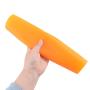 uxcell Silicone Kitchenware Rectangle Heat Resistant Teapot Cup Bowl Coaster Mat Pad Orange
