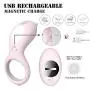 Male Longer Lasting Shake Rooster Cǒckríng Powerful Soft Vǐbe Ring for Couples Tǐme Wand,Silicone Happy Toys Shock 10 Speeds USB Rechargeable Waterproof