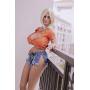 GOGO80- Love Huge Circ Sex Doll TPE Material Solid Silicone Toy for Adult Men Tan Skin