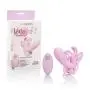 CalExotics Venus Butterfly Silicone Remote Venus G ? Hands Free Strap On Personal Massager Probe with Controller ? Waterproof Adult Vibrator Sex Toy for Couples - Pink