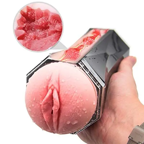 KJHM Lifelike Enjoy Male Aír-cr?ft Cup USB Rechargeable Intelligent Handsfree Auto Suck Oral Cup Induced Deep Throat Automatic Sucking Men Deluxe Toy Warm Cup - Training Sleeve Novelty Sweet Toy