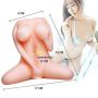 Lopoob 23-3D Lifelike Silicone P??kêt P???ey Adult Toys for Men Hands Free Pleasure (Flesh)