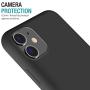 TOZO for iPhone 11 Case 6.1 Inch (2019) Liquid Silicone Gel Rubber Shockproof Shell Ultra-Thin [Slim Fit] Soft 4 Side Full Protection Cover for iPhone 11 with [Black]