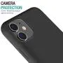 TOZO for iPhone 11 Case 6.1 Inch (2019) Liquid Silicone Gel Rubber Shockproof Shell Ultra-Thin [Slim Fit] Soft 4 Side Full Protection Cover for iPhone 11 with [Black]