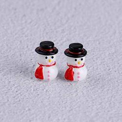 Parsley. 2Pc Mini Resin Snowman Figurine Craft Garden Decor Ornament Plant Pot Fairy Micro Landscape Bonsai