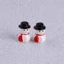 Parsley. 2Pc Mini Resin Snowman Figurine Craft Garden Decor Ornament Plant Pot Fairy Micro Landscape Bonsai