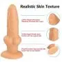 Natural Silicone Wand for Women Soft Flexible Female Personal Relax Toy Silicone with Handsfree Suction Cup Adult Toy for Women Couple Beginners - Flesh - Taiyuangongjiaoka1.3
