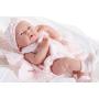 JC Toys La Newborn All-Vinyl-Anatomically Correct Real Girl 15" Baby Doll in Pink Knit Outfit and Accessories, Designed by Berenguer.