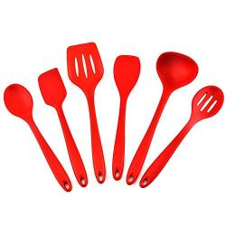 SKYyao Kitchen utensil set Silicone Kitchen utensils 6 pieces set kitchen utensils set cooking shovel spoon tool non-stick pot kitchenware Silicone