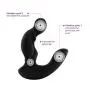 Nero Anus Massager Vibrator Male Silicone Stimulate Prostate Wireless and Rechargeable Multi-speed Adult Toy for Men (Black)