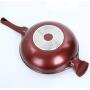 ZPWSNH Frying Pan, Maifan Stone Smokeless Nonstick Pan, Gas Cooker Barbecue Pot