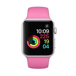 NUKELOLO Sport Band Compatible with Apple Watch 38MM 40MM 42MM 44MM,Soft Silicone Replacement Strap Compatible for Apple Watch Series 5/4/3/2/1