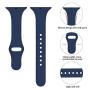Zekapu Sport Band Compatible for Apple Watch 38mm 42mm 40mm 44mm, Soft Silicone Narrow Slim Sport Replacement Wristband for iWatch Series 5, Series 4, Series 3, Series 2, Series 1 Women