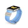 EloBeth Decorative Rings Loops Compatible with Apple Watch Bands 44mm 42mm 40mm 38mm iWatch Series 5 4 3 2 1 Band Accessories (Gold Rings no Band)