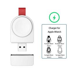 Watch Charger for Apple, Magnetic Portable Wireless iWatch Charger Compatible for Apple Watch Series 1 2 3 4 in 38mm 40mm 42mm 44mm