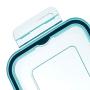 AmazonBasics 24 Piece Plastic Locking Food Storage Container - Blue