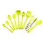 Kitchen Set 10 Color Silicone Kitchenware Silicone Set Baking Tools Kitchen Tools Kitchen Gadgets, black