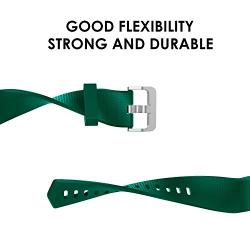 Hanlesi Bands Compatible with Fitbit Charge 2, Soft Silicone Breathable Fashion Sport Strap for Fit bit Charge2 Replacement Original Accessory