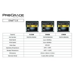 ProGrade Digital CFast 2.0 Memory Card (128GB)