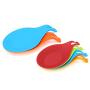 6 Pieces Set Kitchen Silicone Spoon Rest Heat Resistant Kitchen Utensil Rest Ladle Spoon Holder Colorful Spatula Holder Rest Kitchen Tool （2 Big and 4 Small Size）